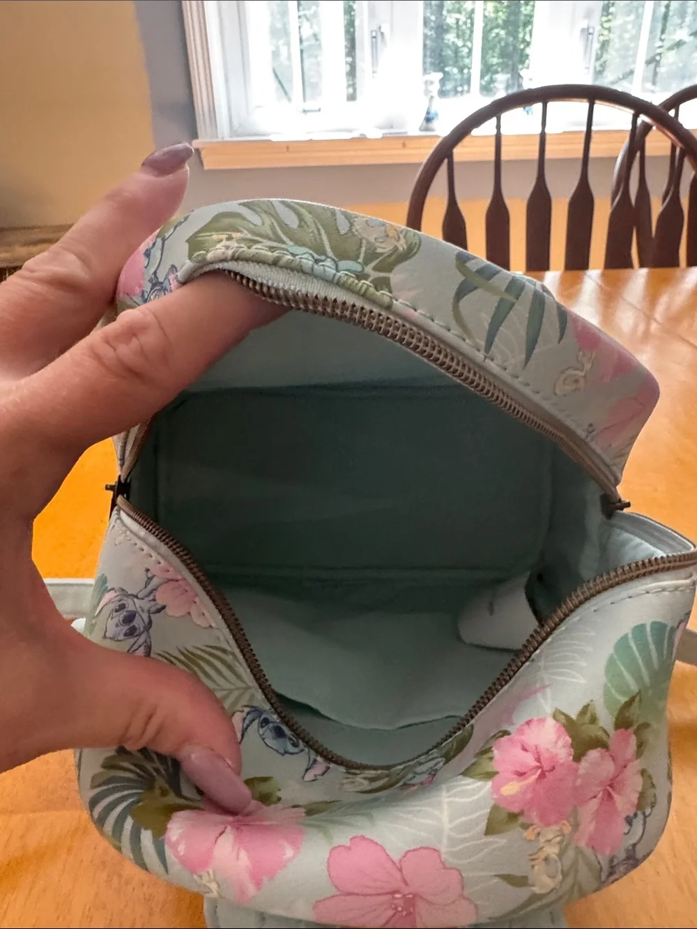 Loungefly Pastel Floral Stitch Mini Backpack